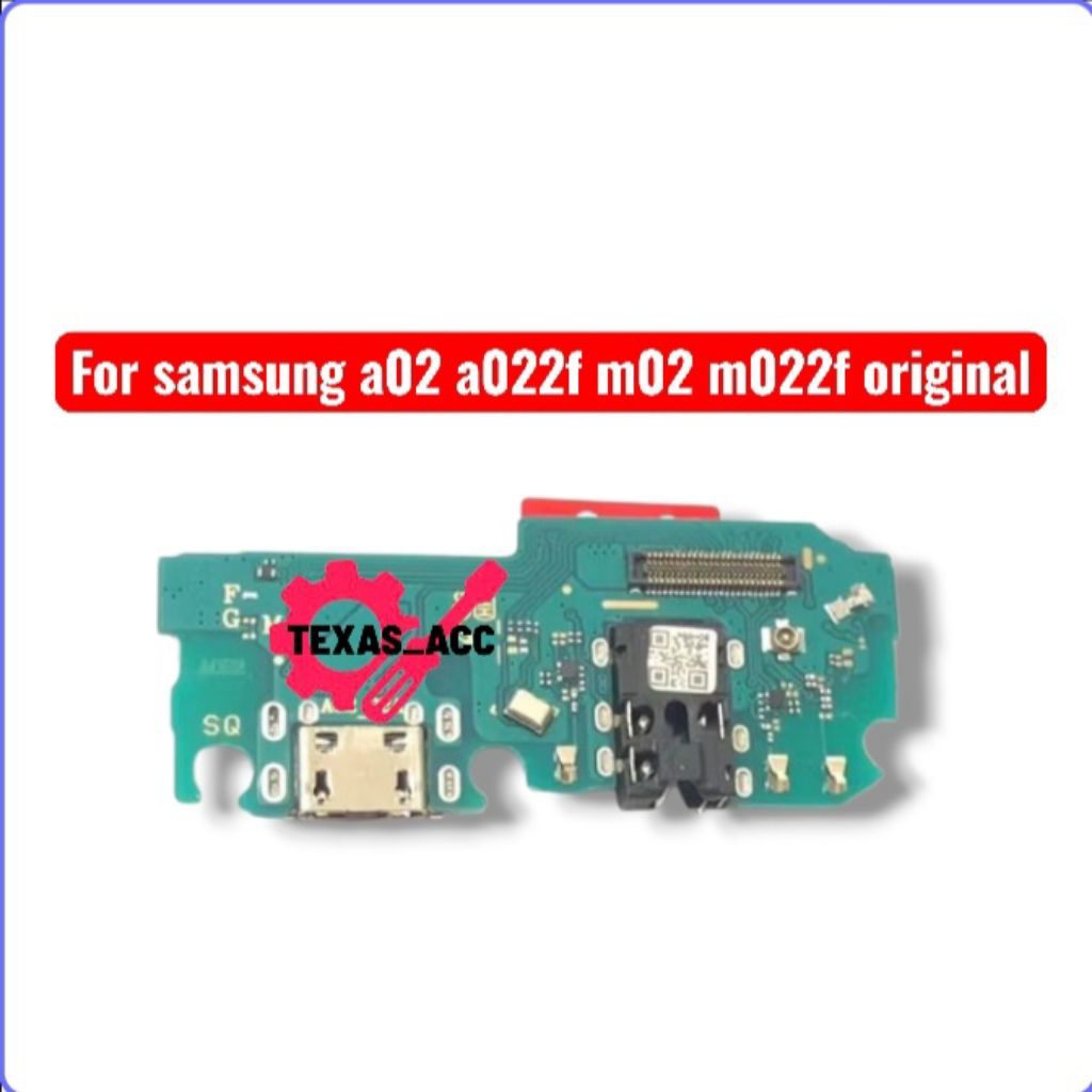 Papan Konektor Charger Samsung Galaxy A02 / A022F / M02 / M022F – Board Cas HP