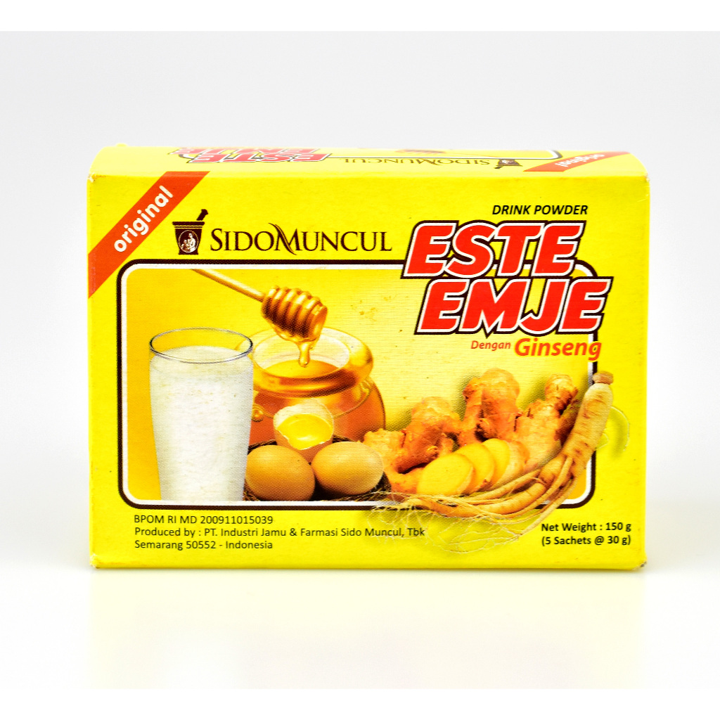 Minuman Susu SIDOMUNCUL ESTE EMJE Ginseng isi 5 @30gr STMJ