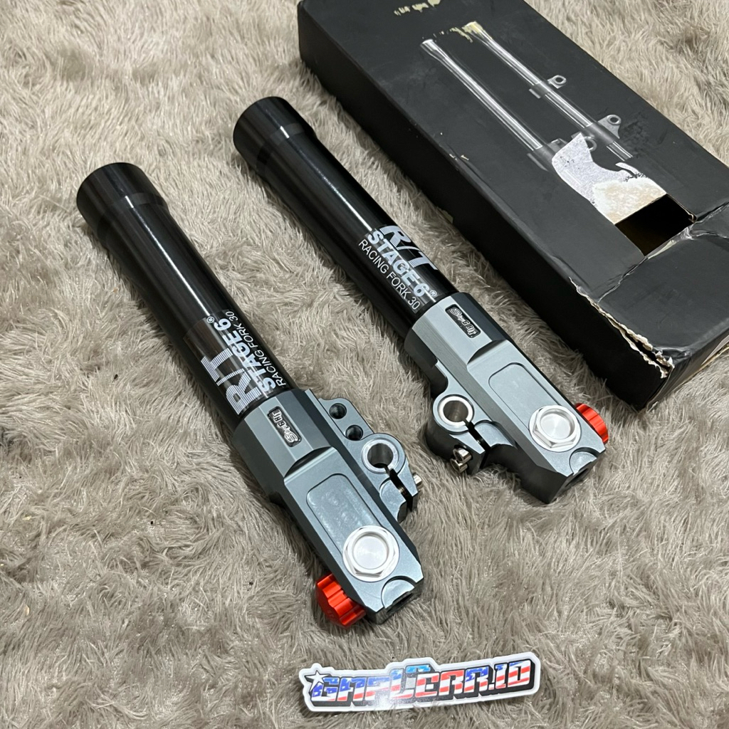 Bottom Shock Depan RT Stage 6 CNC Grade A50 Original Thailand