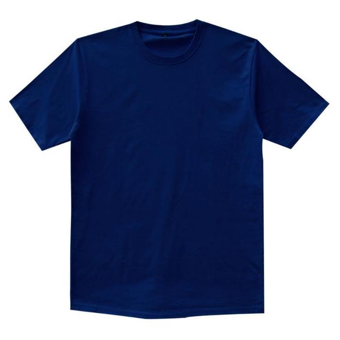 NAVY BiRU DONGKER banyak warna Kaos Tshirt Baju Murah Combed 30S Distro POLOS Oblong sablon bordir L