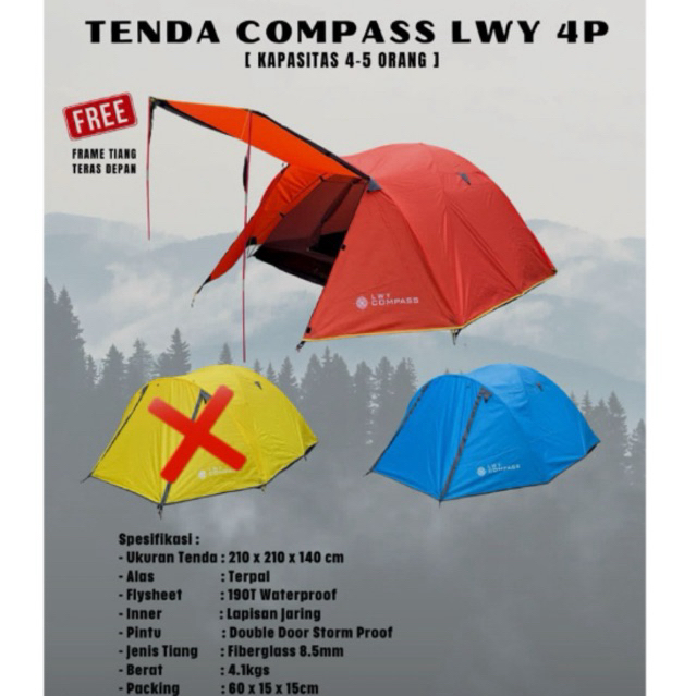 Tenda Compass 4p fiber