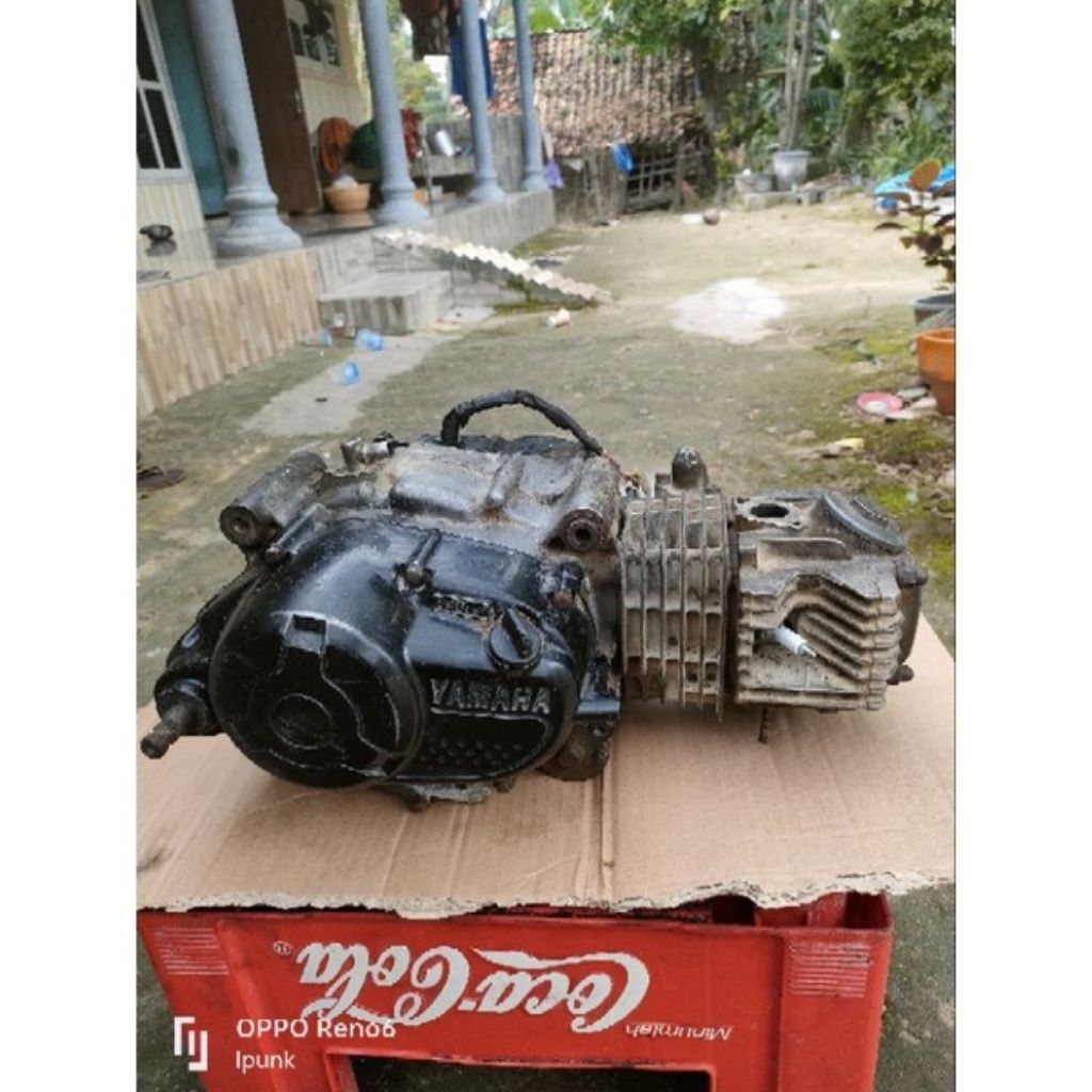 mesin motor Yamaha vega r new +pengapian karbu original copotan
