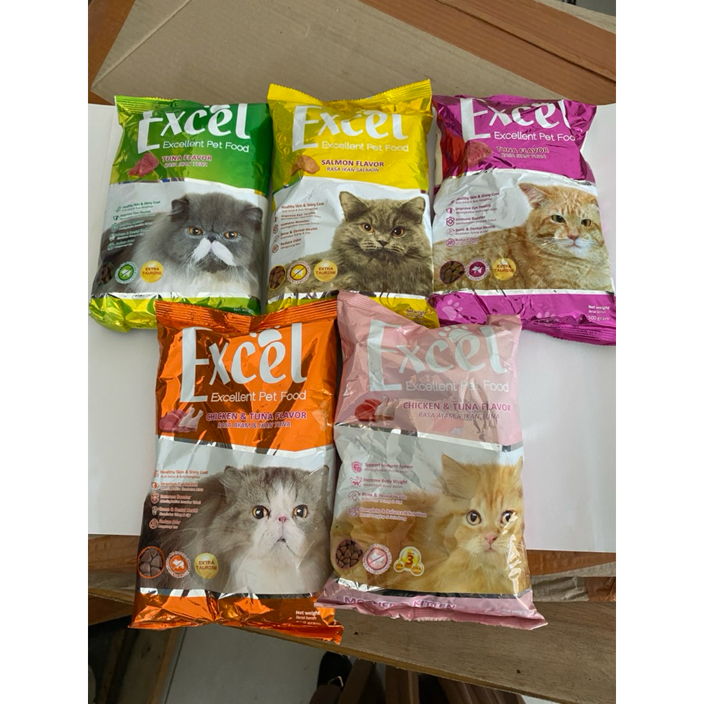 Excel Makanan Kucing Kitten & Adult