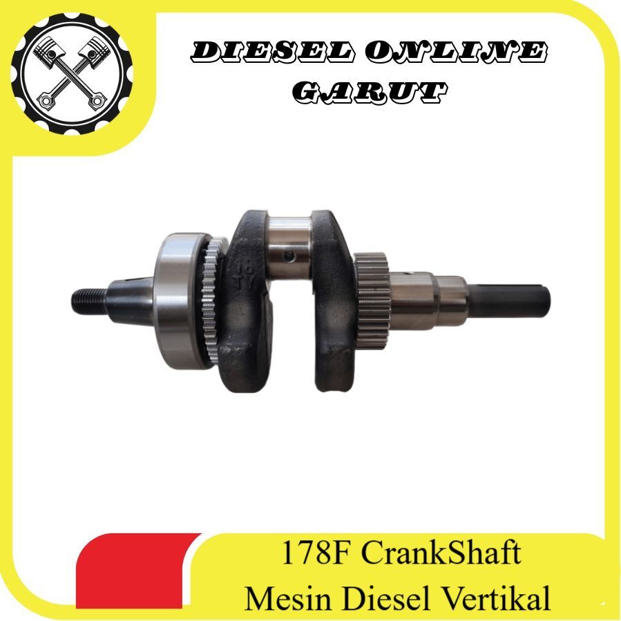 178F CrankShaft Mesin Diesel Kruk As Mesin Diesel Vertikal 7Hp JF