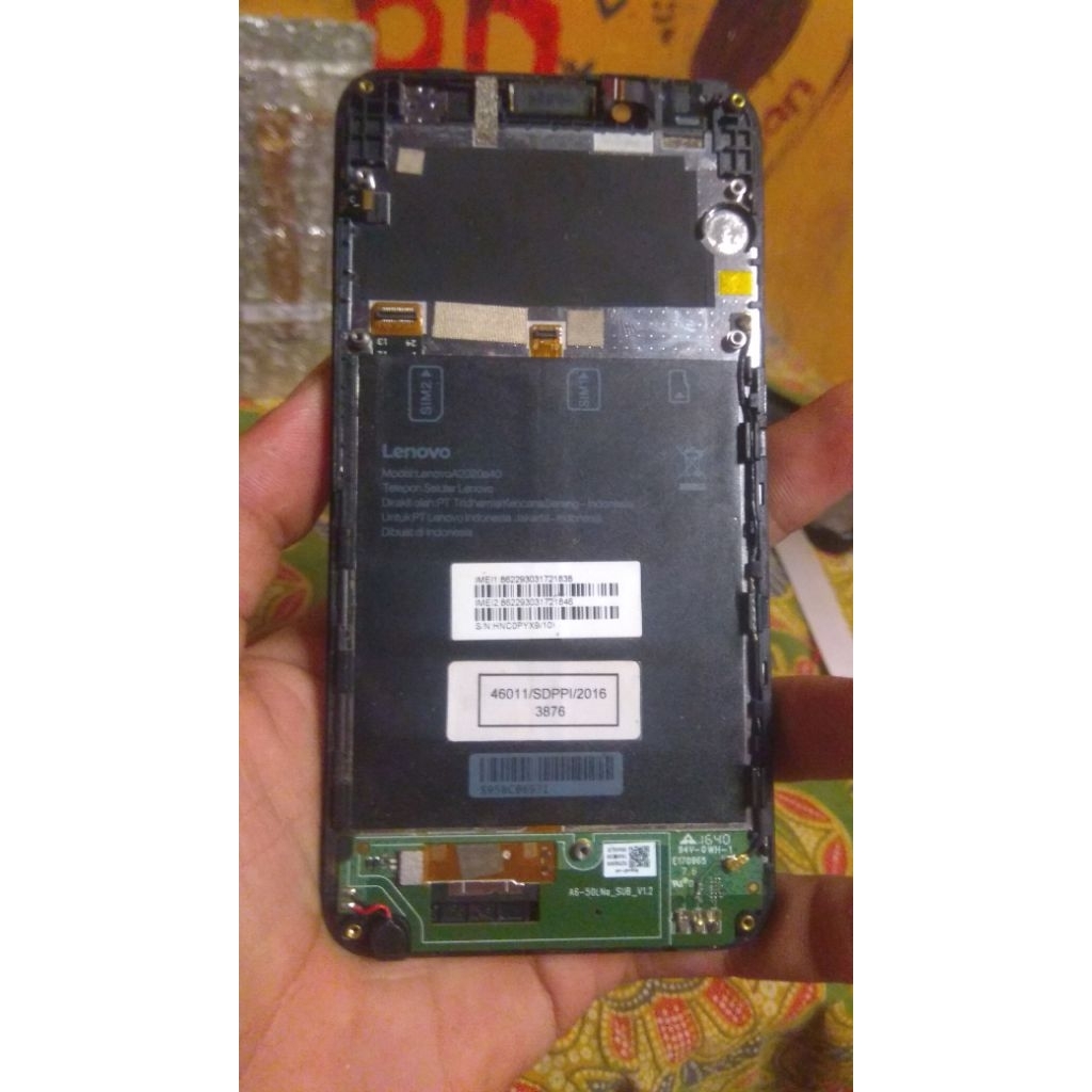 lcd tc lenovo vibe c a2020