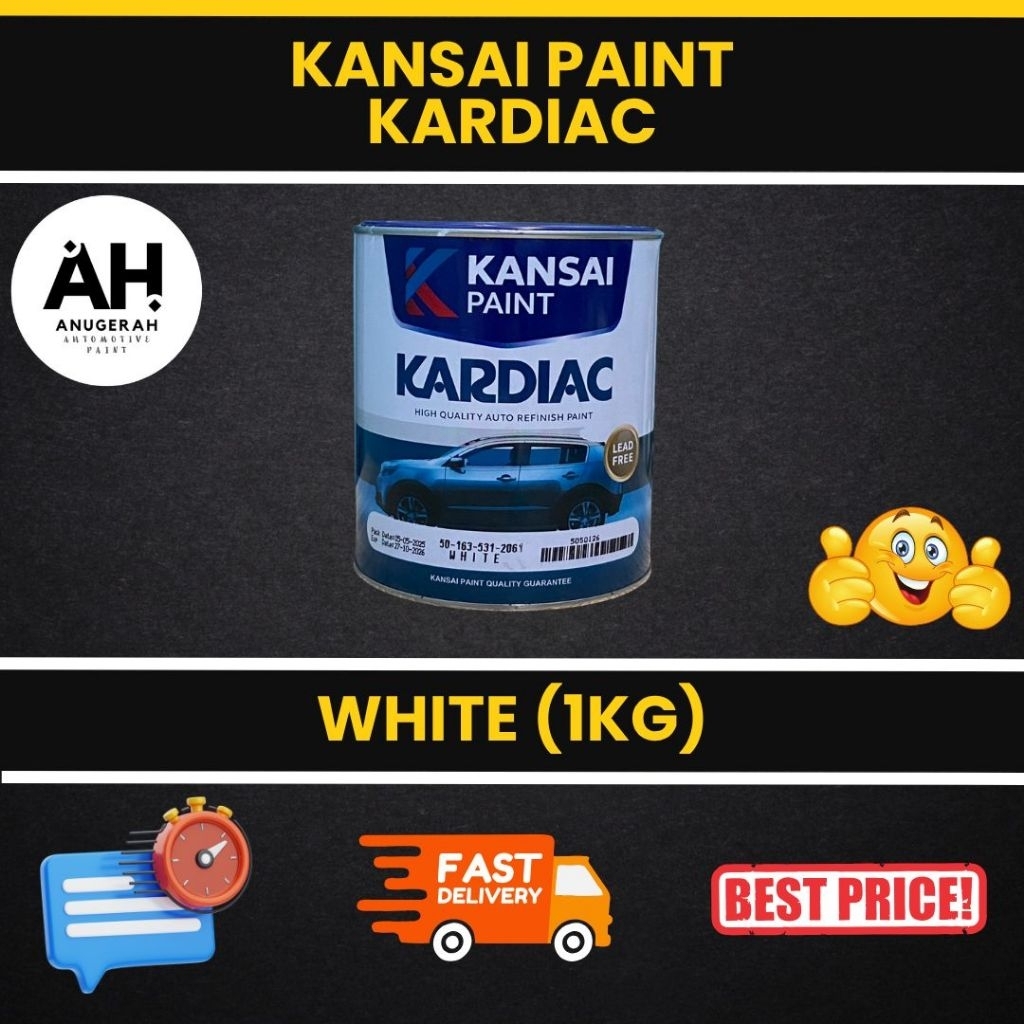 Cat Kansai Paint Kardiac White (1 KG)