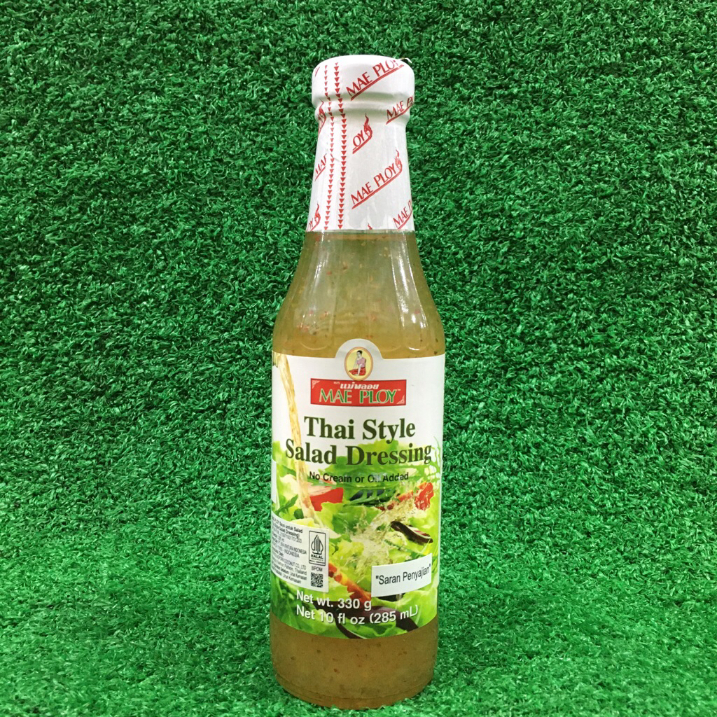 Mae Ploy Thai Style Salad Dressing No Cream Or Oil Added Saus Untuk Salad Kemasan Kaca 330gr Impor T
