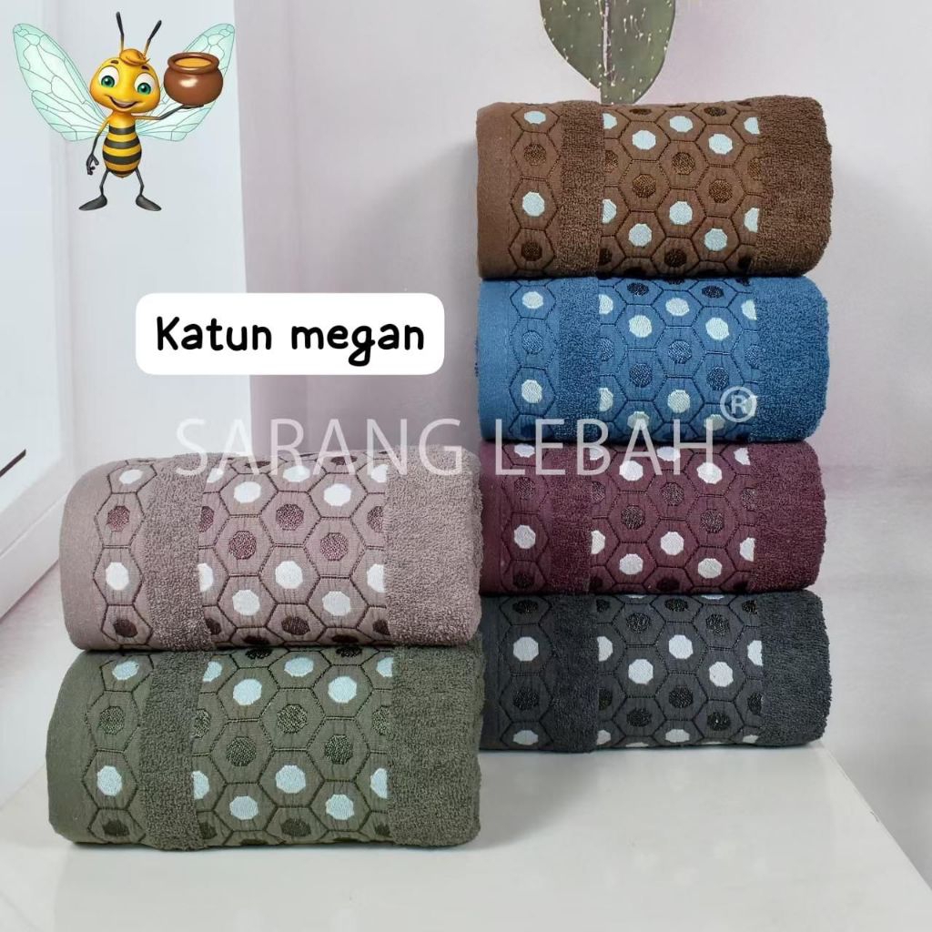 Handuk Sarang Lebah Towel 70 x 140 cm Handuk Jumbo Handuk Mandi Dewasa