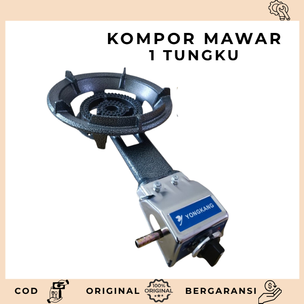 Yongkang Kompor Mawar 1 Tungku Kompor Gas Low Pressure