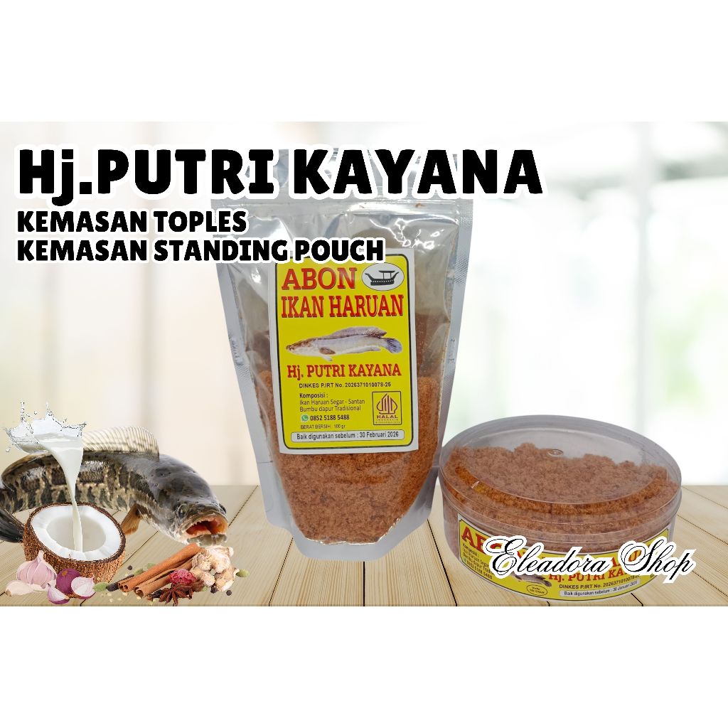 Abon Ikan Haruan Hj. Putri Kayana - Rabuk Haruan Banjarmasin