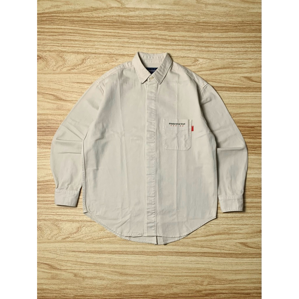 this is never that overdyed twill shirt