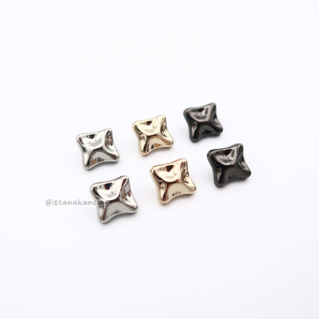 Kancing Jamur Kecil Juliette Button | Aksesoris Kancing Blazer Kemeja Dress Kancing Kecil Unik Premi