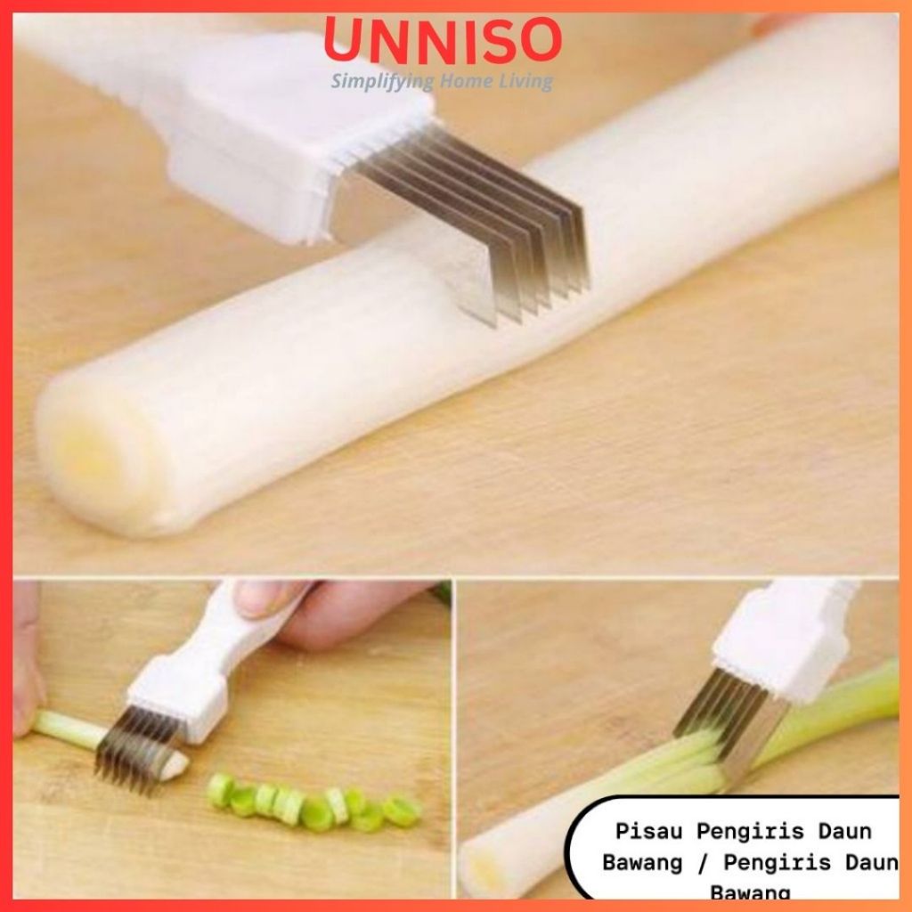 UNNISO - Pisau Pengiris Daun Bawang / Pengiris Daun Bawang