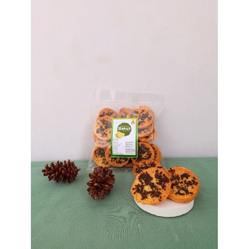Jenaka Bagelen Coklat 1 pak / roti kering / produk homemade