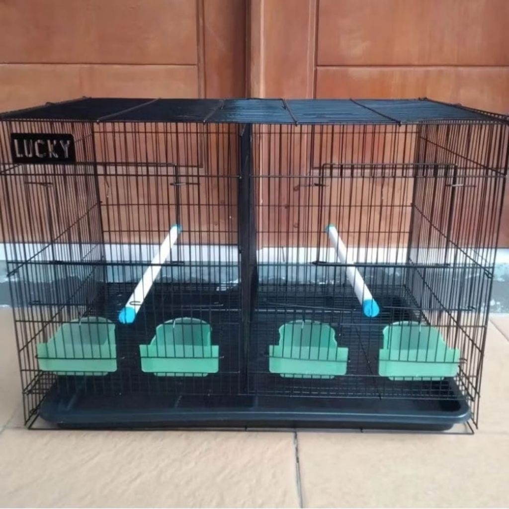 KANDANG BESI KOTAK SEKAT 60X40X42 CM