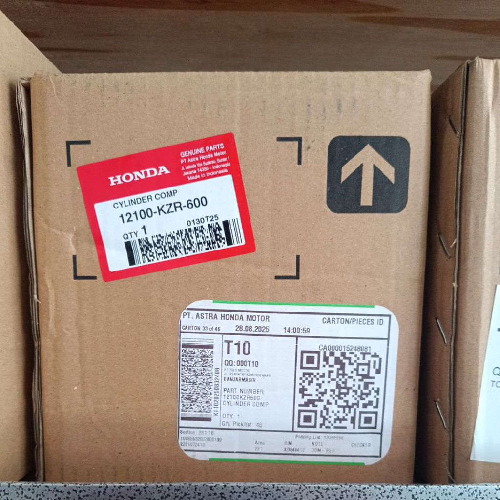 Kas Block Cyinder Vario 125 FI 12100-KZR-600 Original AHM