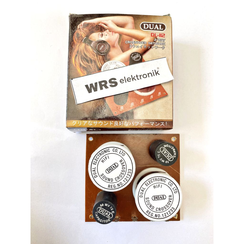 Kit crossover pasif DUAL DL-112 2way bass tweter 4/8ohm
