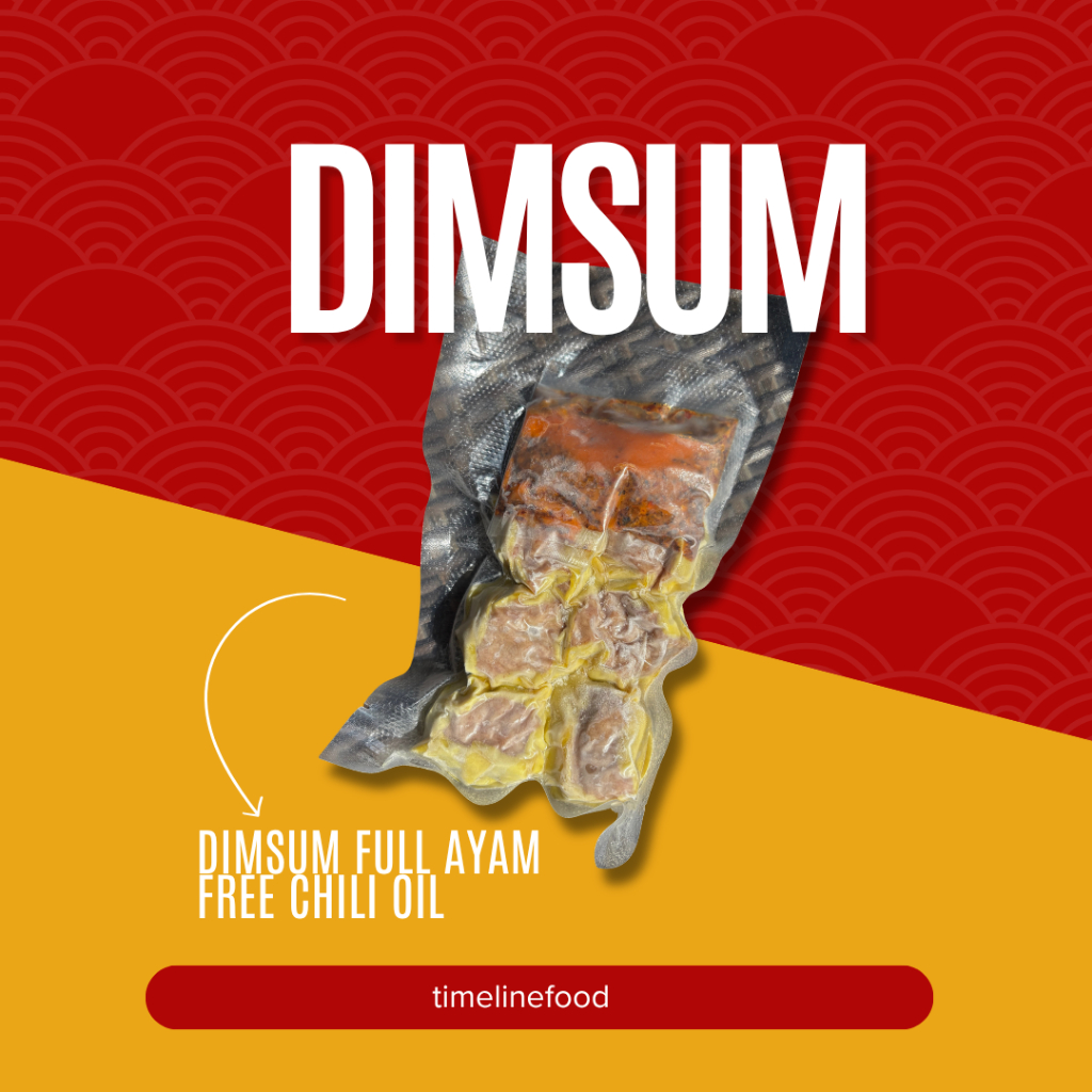 DIMSUM FULL AYAM FREE CHILI OIL