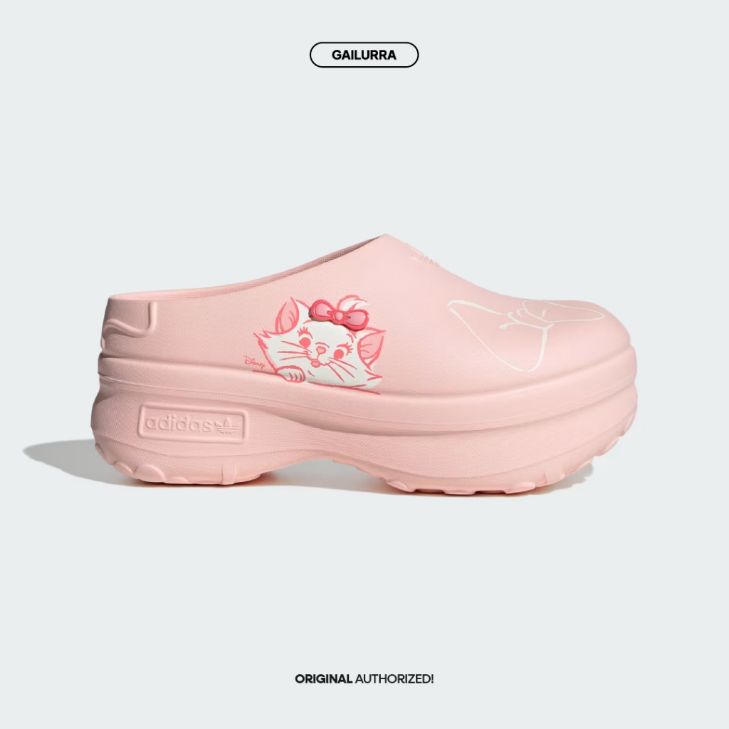 Adidas Adilette Lite Slides White Sandy Pink Original