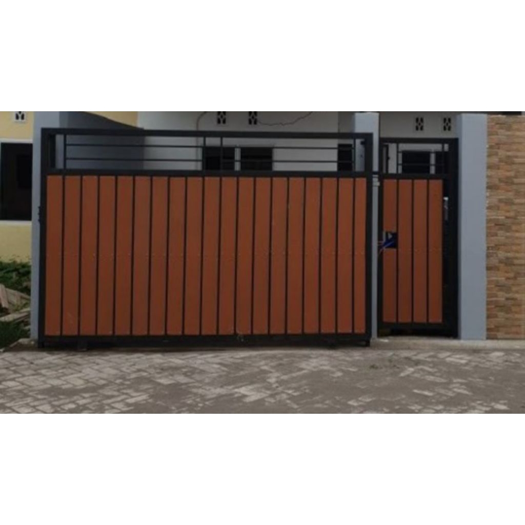 Pagar rumah minimalis grc