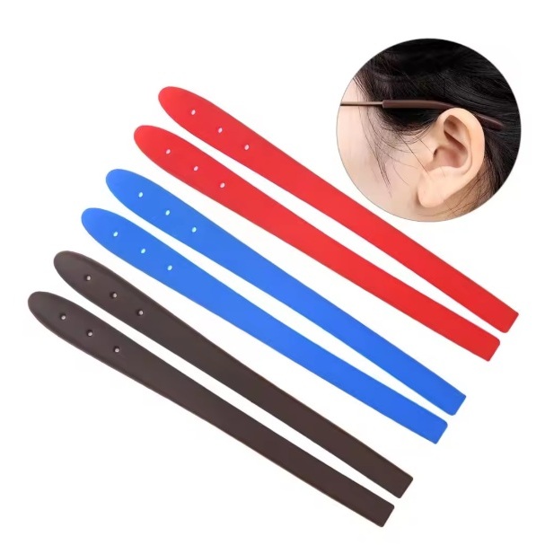 karet silicone pelapis gagang kacamata