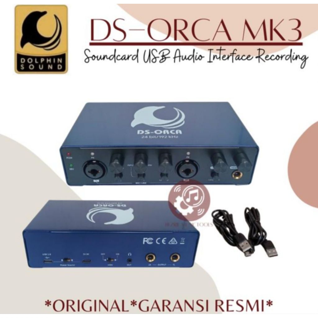 DOLPHIN SOUND DS-ORCA MK3 AUDIO INTERFACE SOUNDCARD ISK DS ORCA MK3
