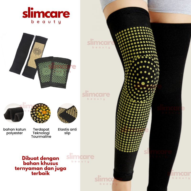 DEKER LUTUT TOURMALIN Deker Korset Alat Terapi Kesehatan Lutut Anti Nyeri Sakit Pegal Cedera Pria Wa