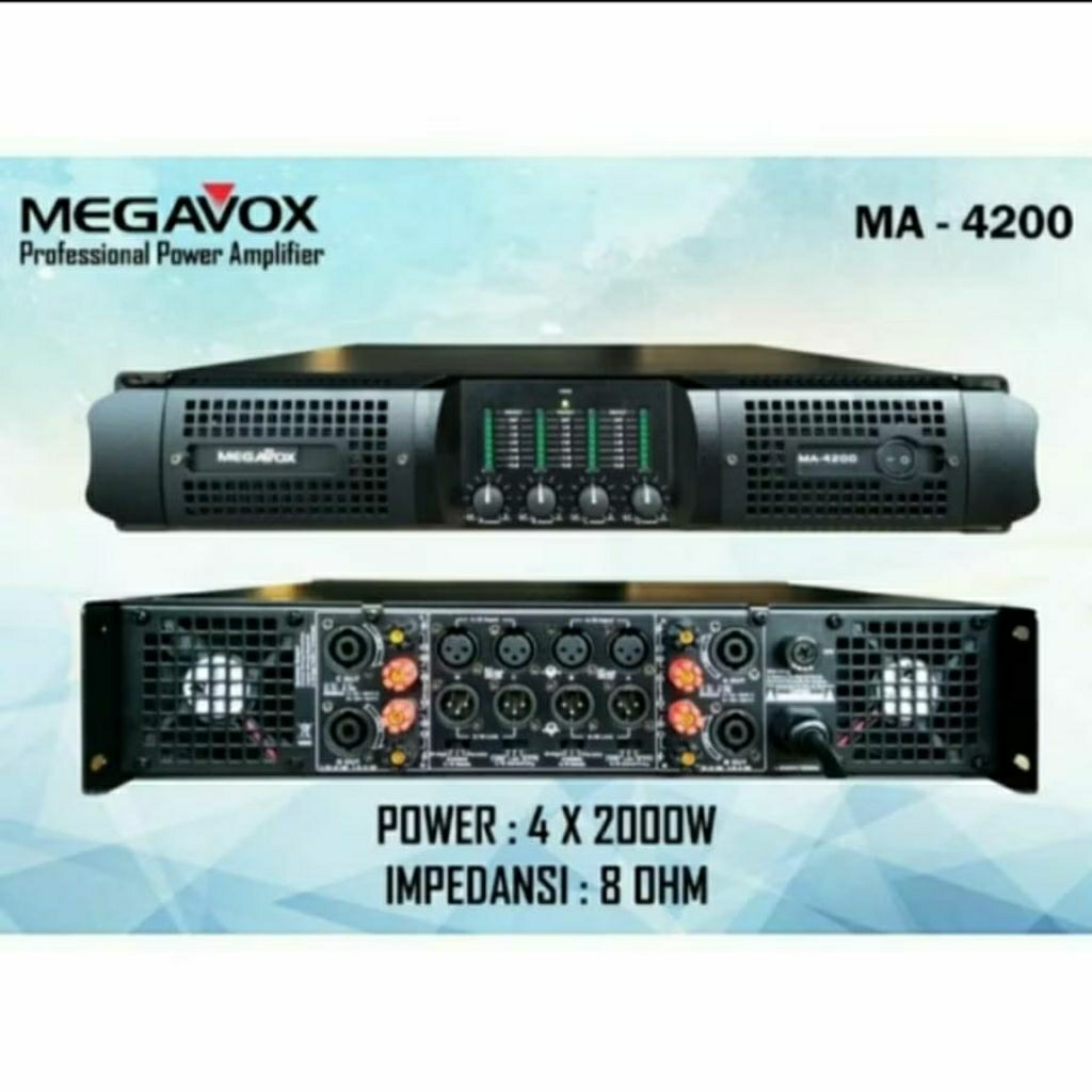 Power Megavox MA 4200 original 4channel MA4200