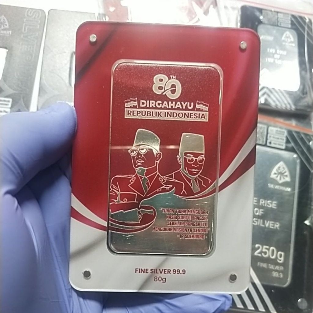 Silverium 80th kemerdekaan 80gram
