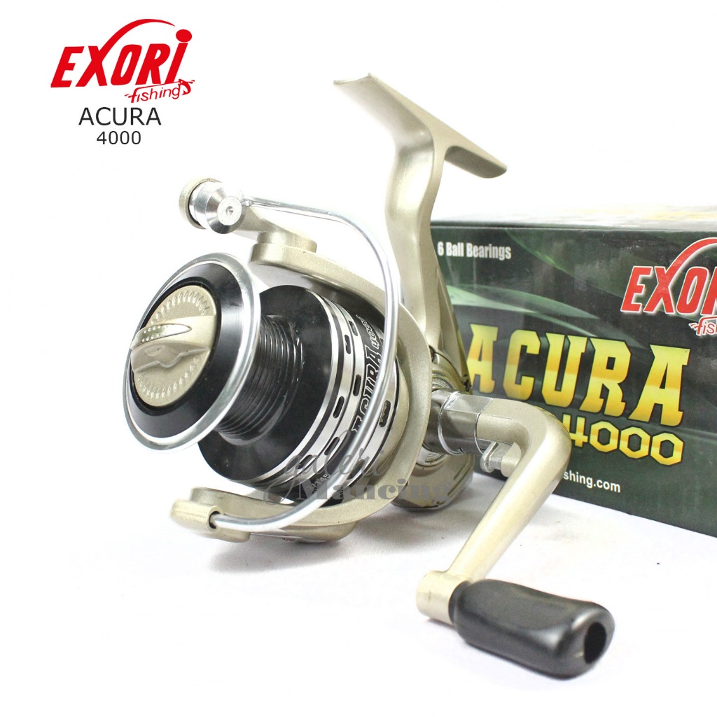 Reel Spinning EXORI ACURA 2000 s/d 6000 | Reel Kolam | Galeri Mancing