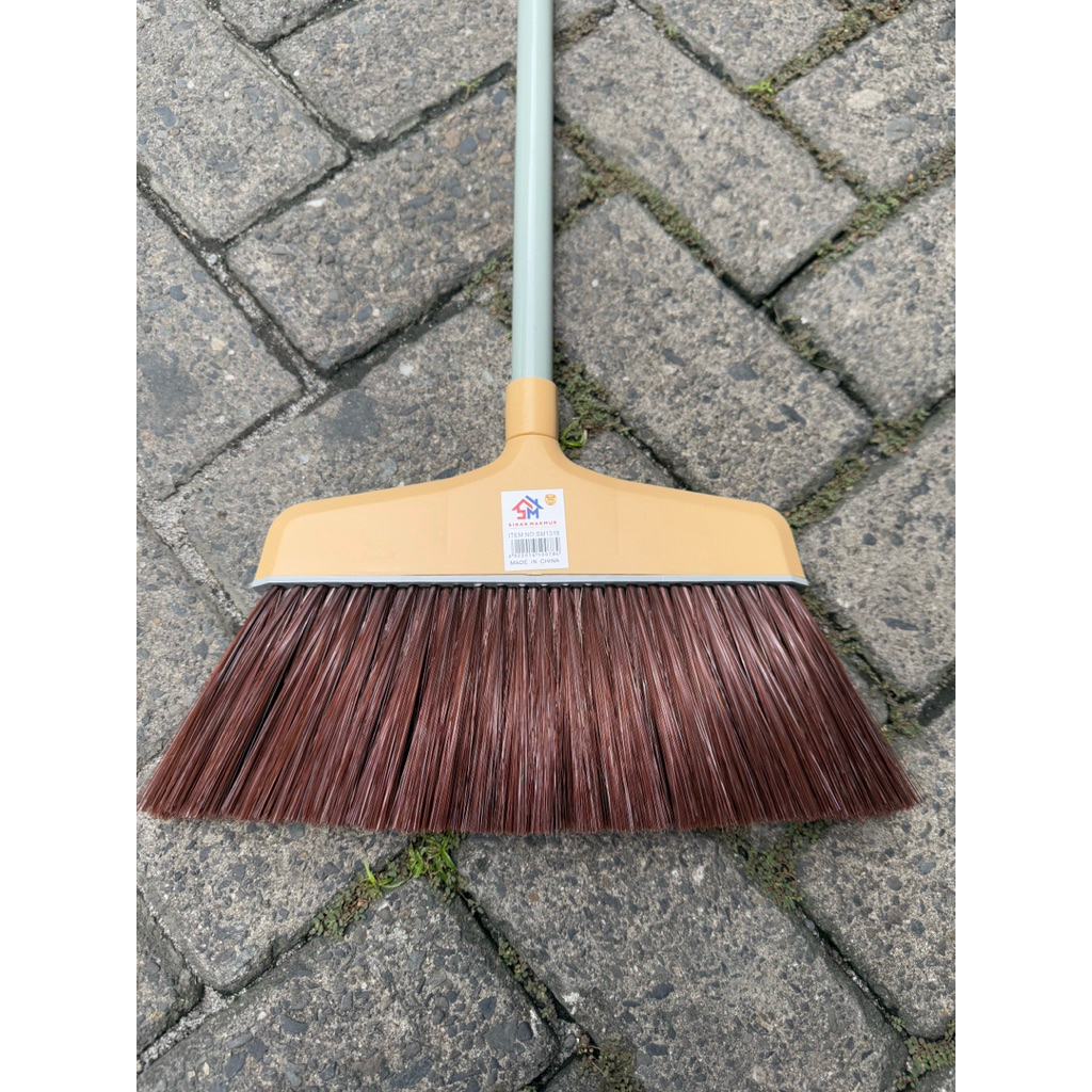 NEW DEALS SINAR SAPU LANTAI PLASTIK 1318 BULU LEMBUT ANTI KERITING GAGANG PADAT RINGAN KOKOH TAHAN