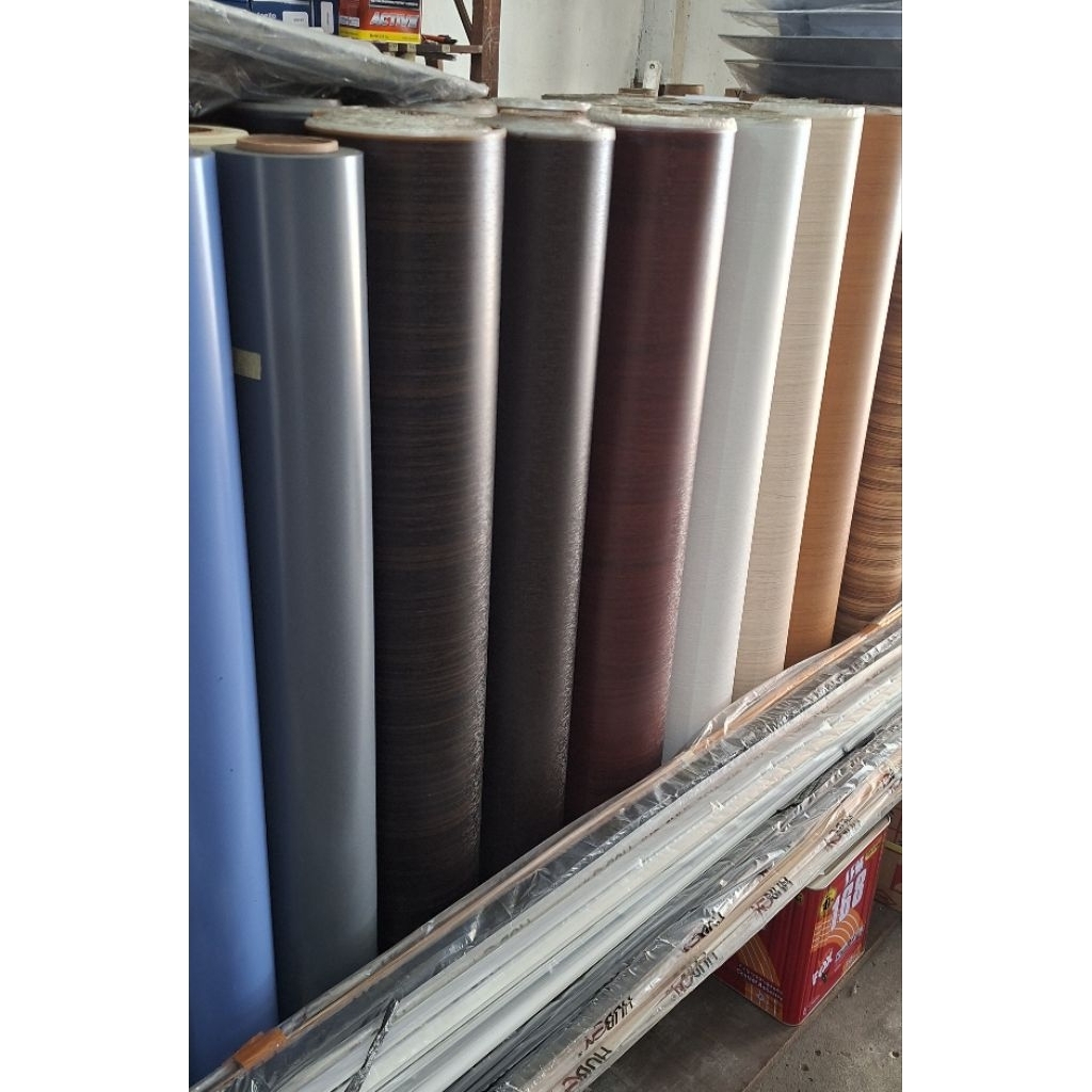 PVC Sheet Huben / pelapis triplek furniture / pvc laminates permeter