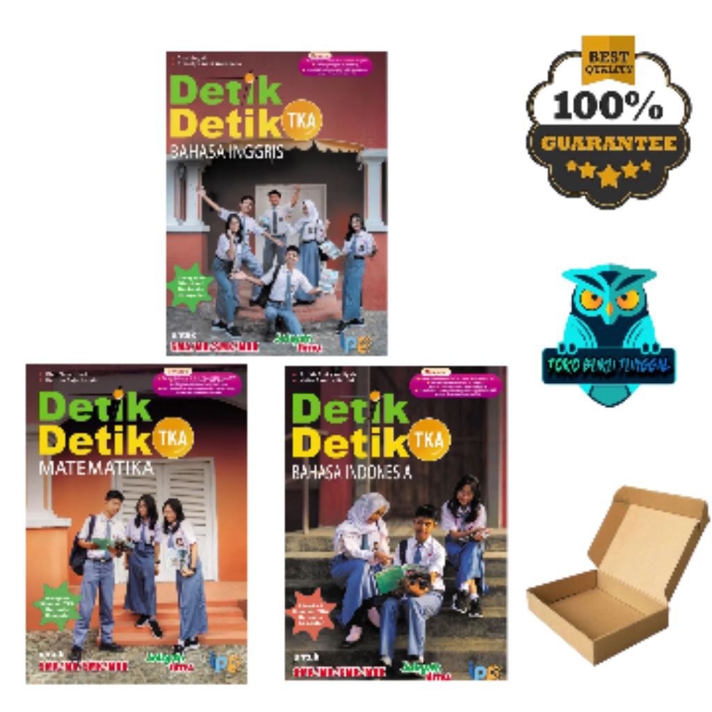 BUKU DETIK DETIK TKA SMA BAHASA INDONESIA DETIK MATEMATIKA DETIK DETIK BAHASA INGGRIS
