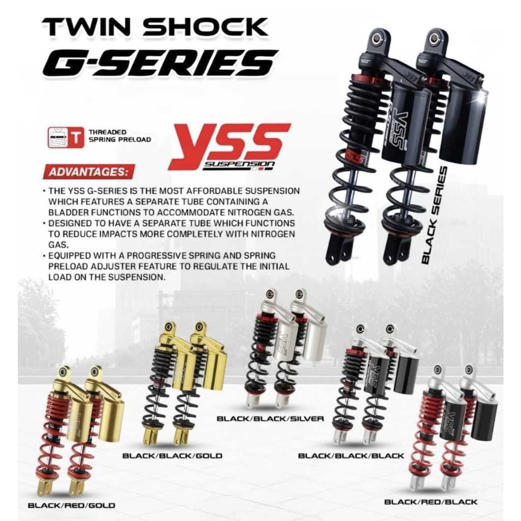 SHOCK SHOCKBREAKER BELAKANG TABUNG G-SERIES VARIO 160 YSS