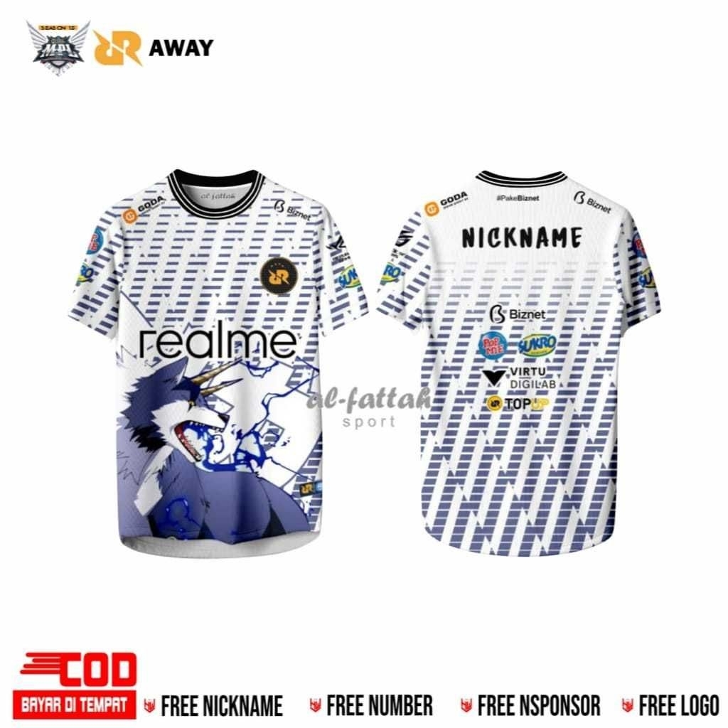 BAJU JERSEY RRQ VALORANT 3RD MPL S25 CUSTOM NAMA ANAK & DEWASA FULL PRINTING PREMIUM