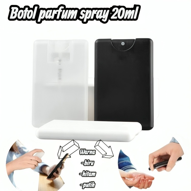 Botol Spray Pocket untuk Hand Sanitizer/Parfum DII 20ml Botol Spray Hand Sanitizer Kotak Mini Pocket