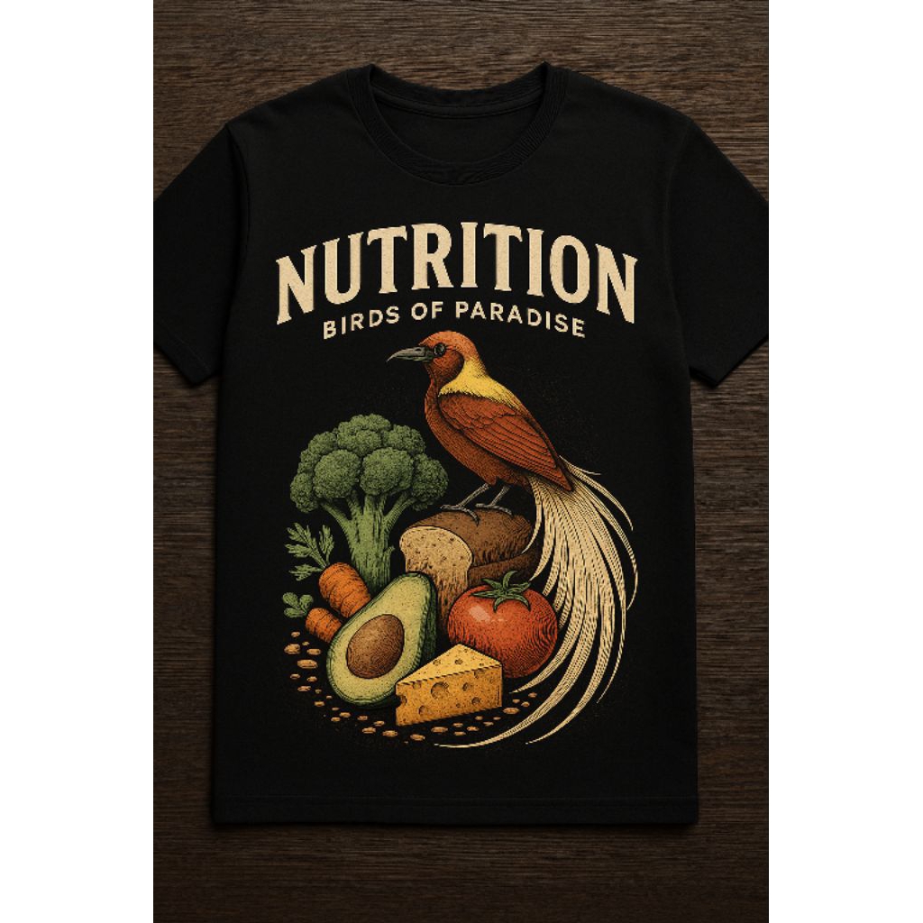 BAJU KAOS HITAM NUTIRITON AHLI GIZI STYLE NYAMAN