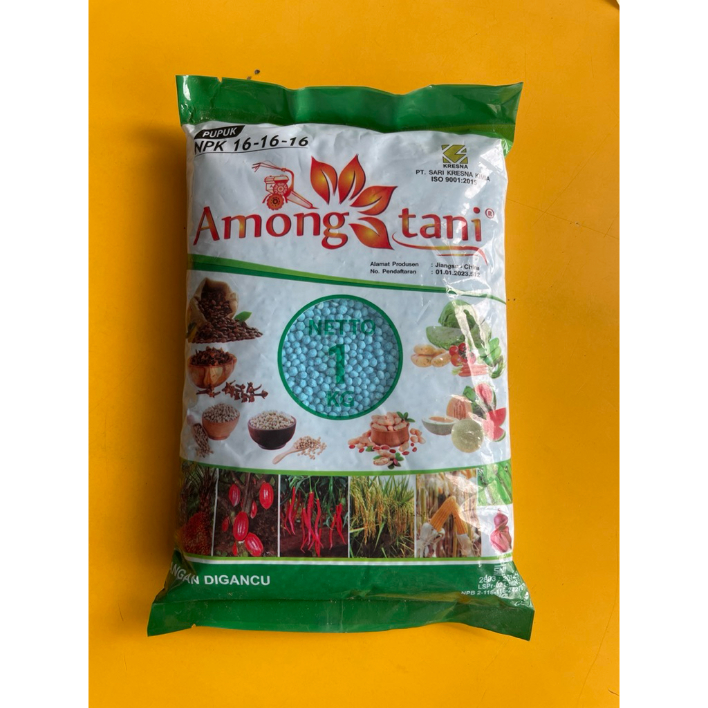 Pupuk NPK 16-16-16 Among Tani KEMASAN 1KG
