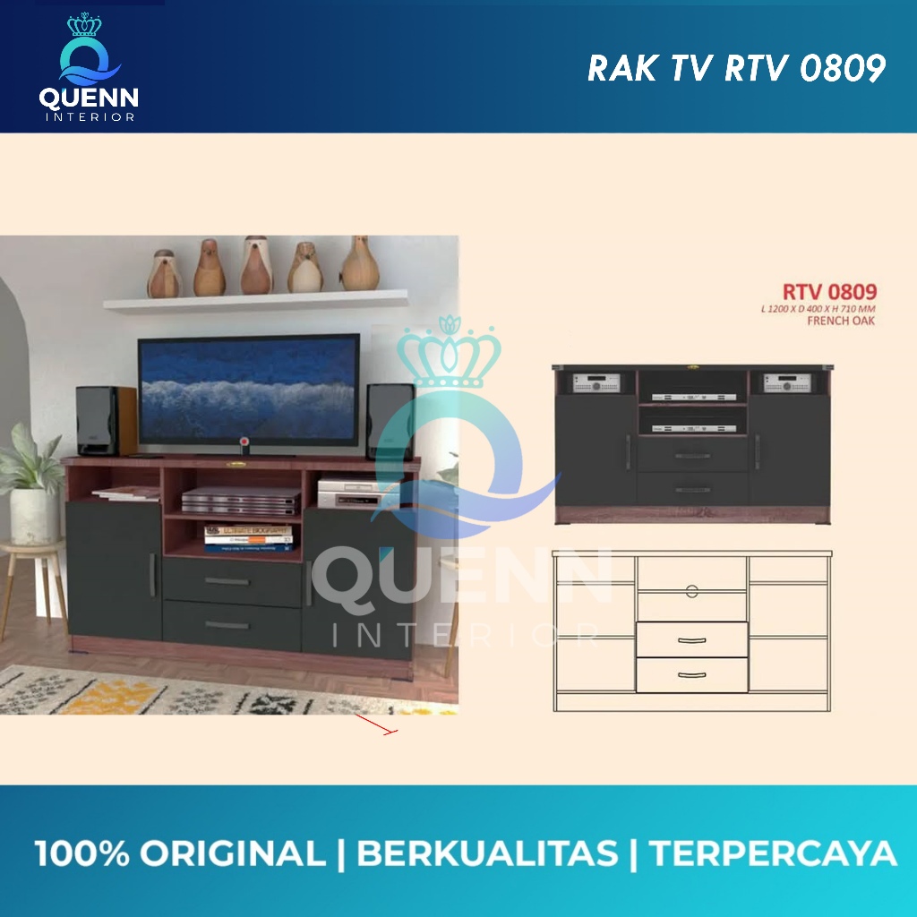 Rak Tv Bufet Tv Minimalis RTV 0809