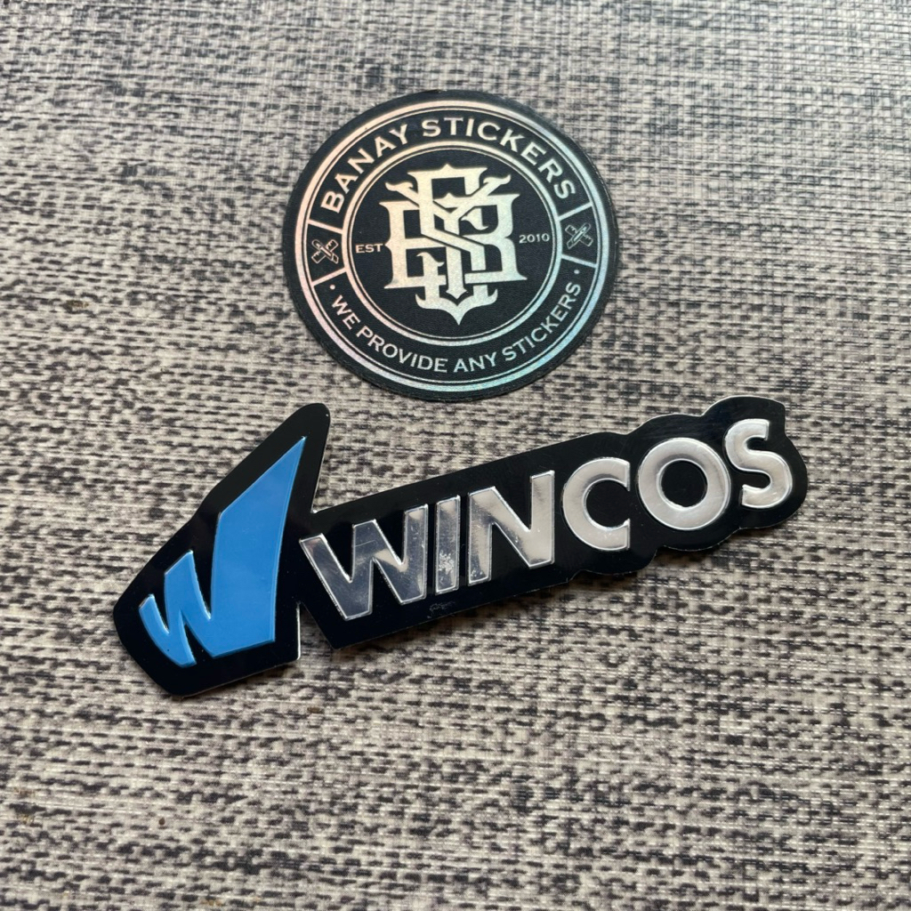 Emblem Emboss Wincos Kaca Film Mobil