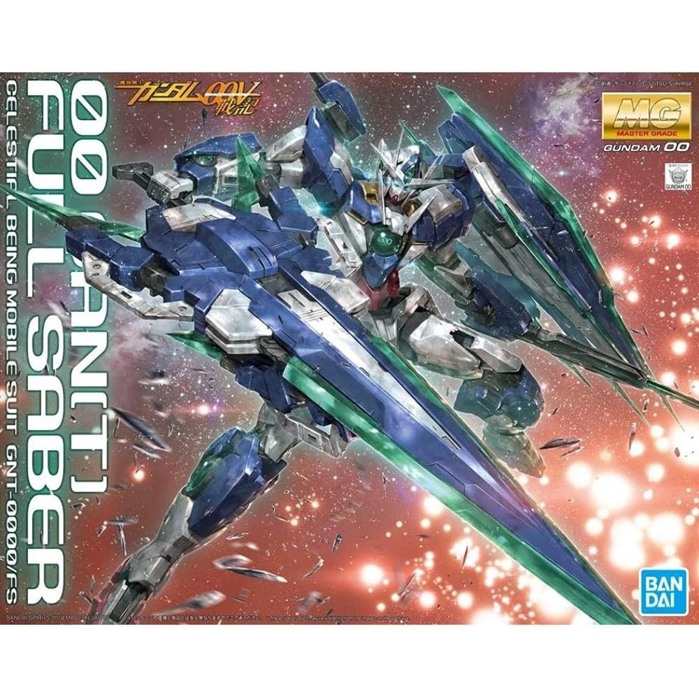 ✨New Mg 1/100 Gundam 00 Oo Qan[T] Full Saber Quanta Kuanta Qanta Qant Bisa Gojek