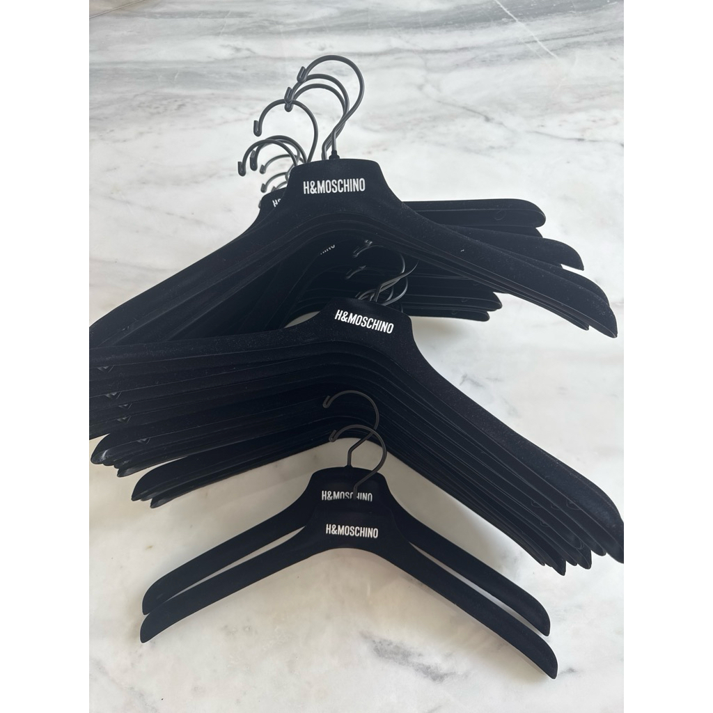 Gantunga baju bermerek | hanger branded premium velvet black original limited stock