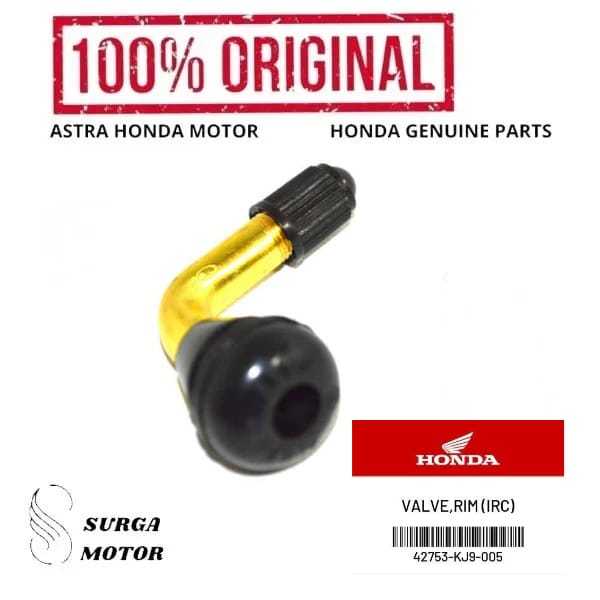 Valve Rim Pentil Ban Tubles Motor Scoopy eSP K93 BeAT Street K1AL Forza 250 42753KJ9005 42753-KJ9-00