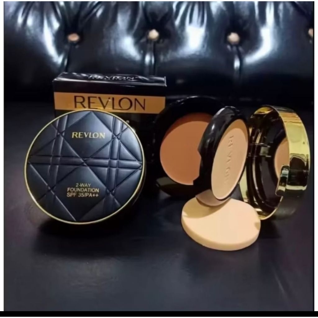 Bedak 2in1 bedak padat dan foundation revlon