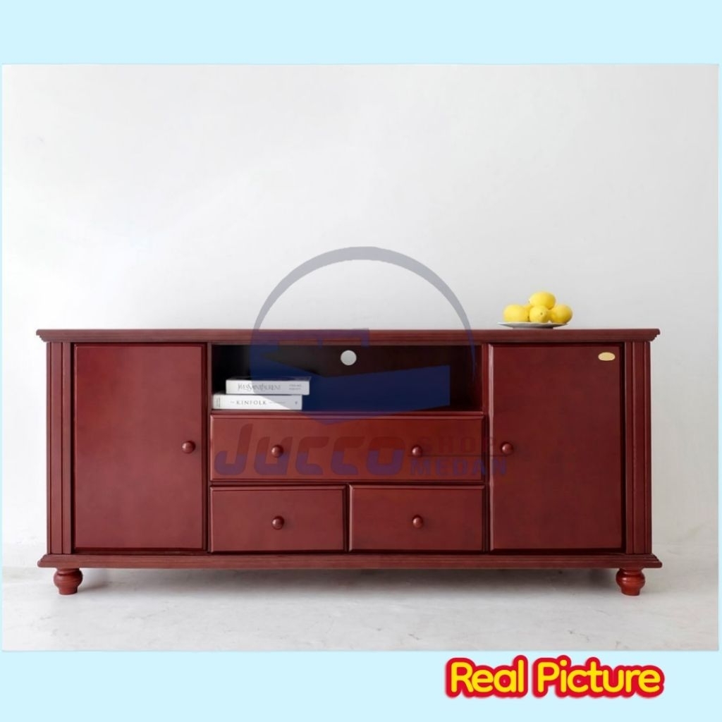 [ JUCCO ] Rak TV kayu Minimalis - Meja TV Klasik - TV Cabinet Innovation by Louis Philip - Buffet TV