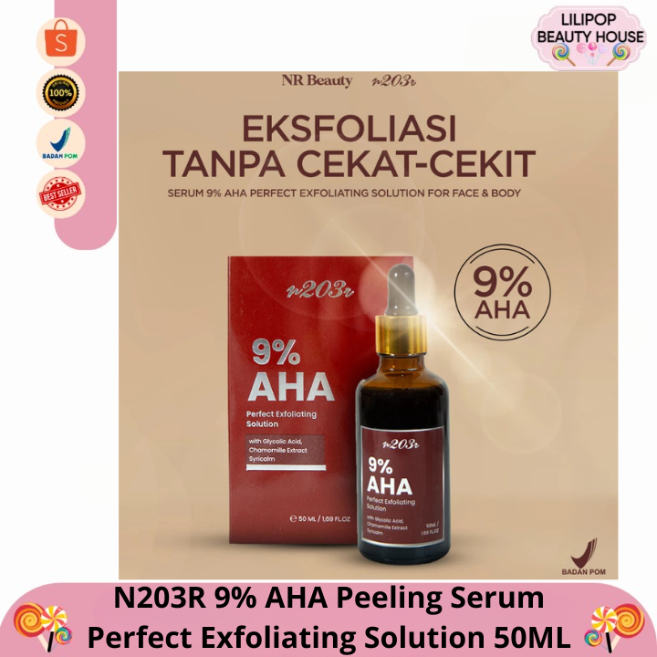 N203R 9% AHA Peeling Serum Perfect Exfoliating Solution 50ML