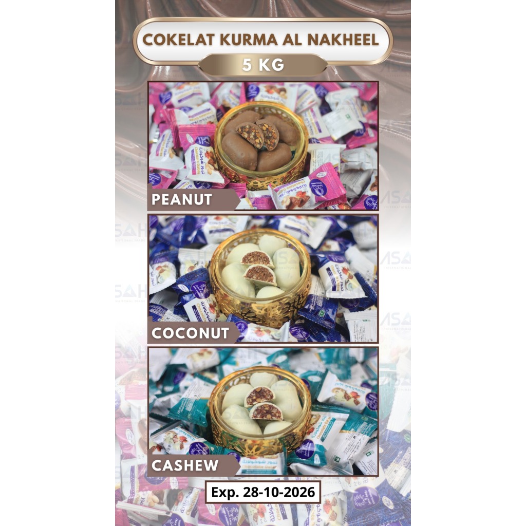 Coklat Kurma Al Nakheel/Coklat Kurma Premium Dubai Original