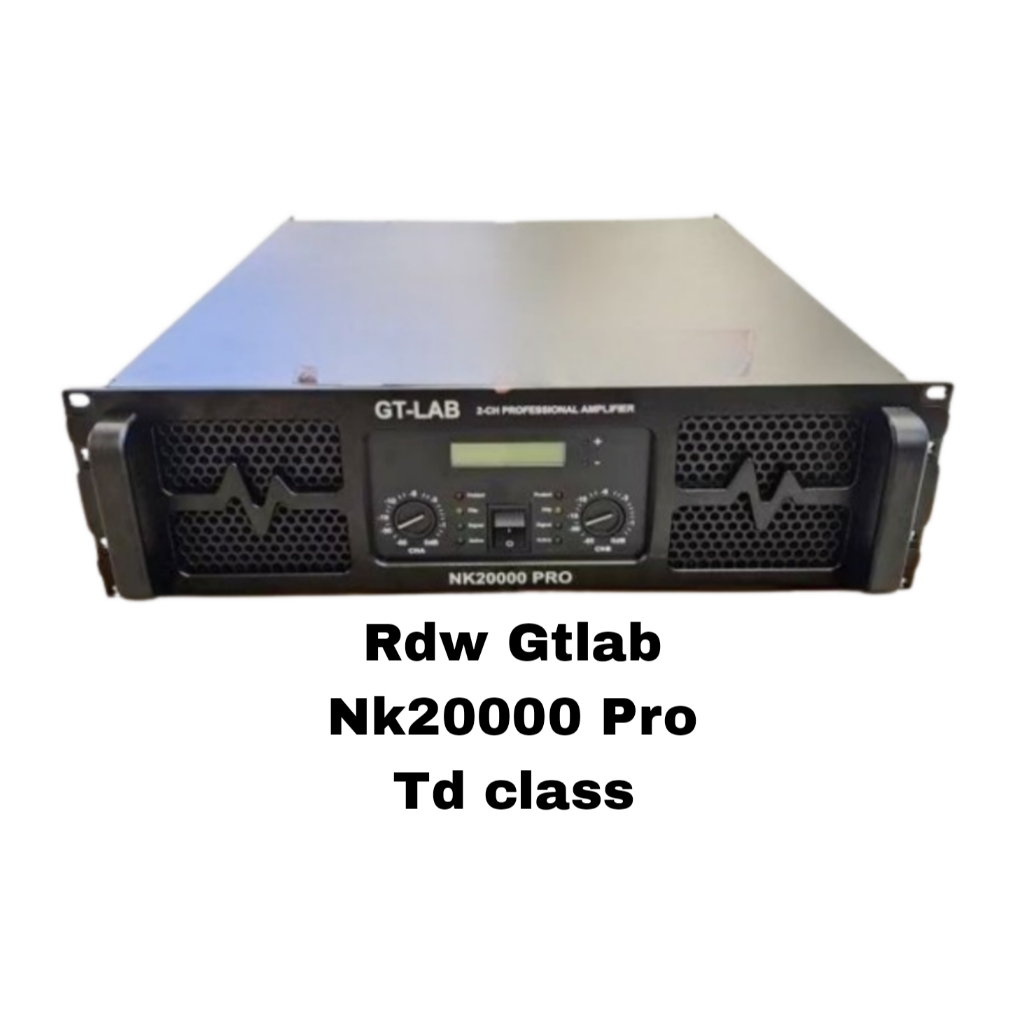 Power Amplifier Rdw GTLAB NK20000 Pro. NK 20000 PRO