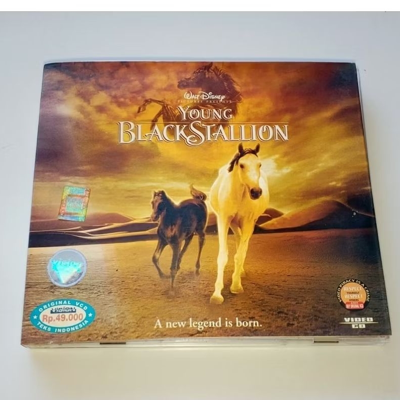 VCD Original Film The Young Black Stallion (2003)
