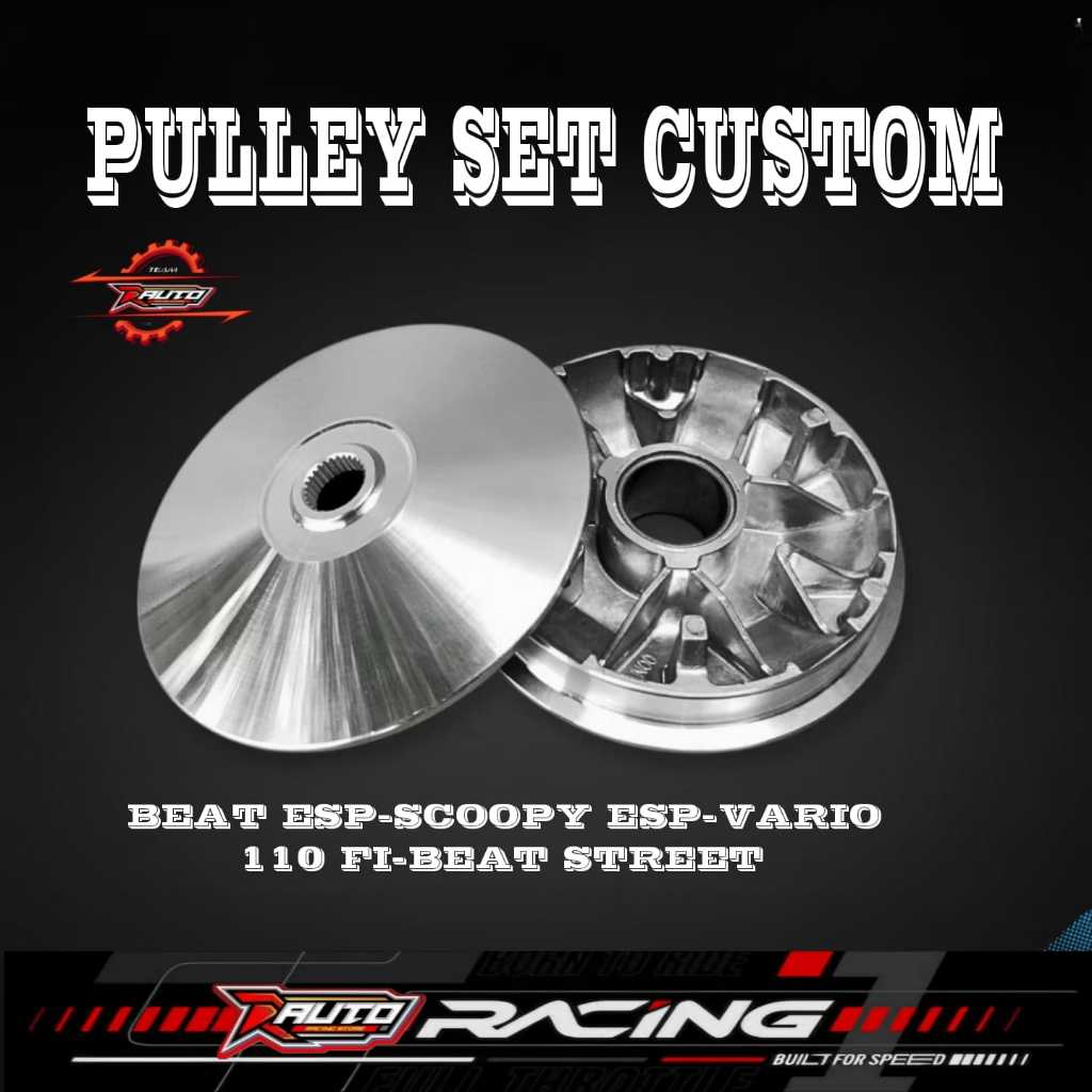 RUMAH ROLLER BEAT DELUXE PULLEY SET BEAT ESP SCOOPY FI VARIO 110 FI FULL BUBUT CUSTOM